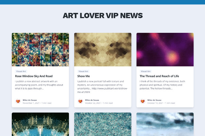 Art Lover VIP News
